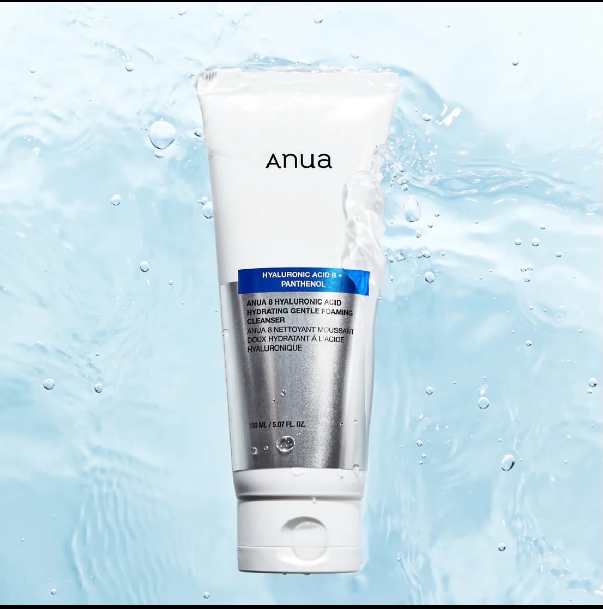 ANUA Hyaluronic Acid 8+ Panthenol cleanser 150ml