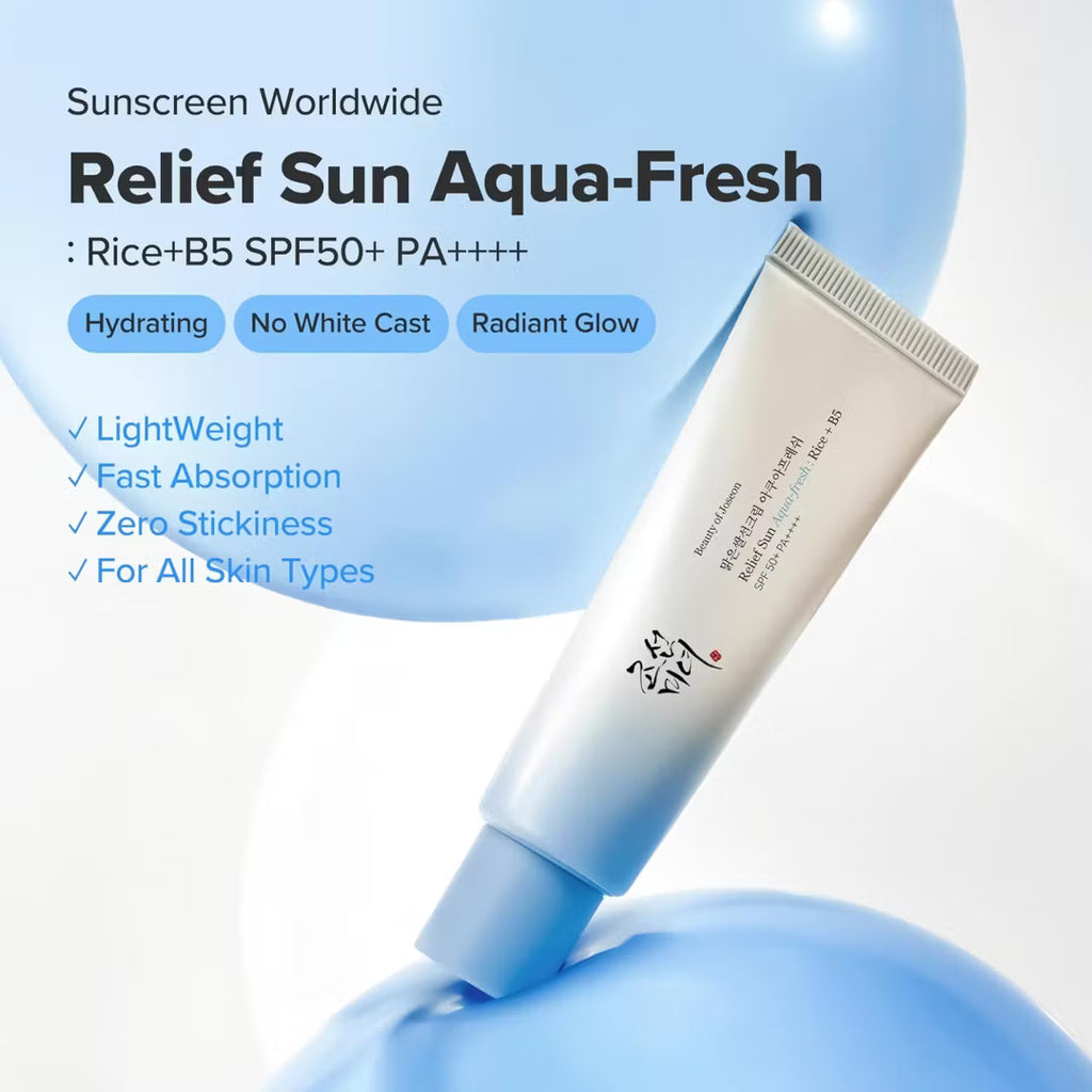 Beauty of jeoson relief sun : aqua fresh rice + B5 sunscreen