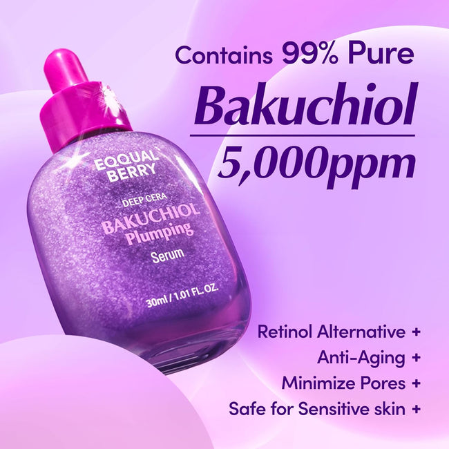 Equaall berry Bakuchiol Plumping serum 30ml Main Image