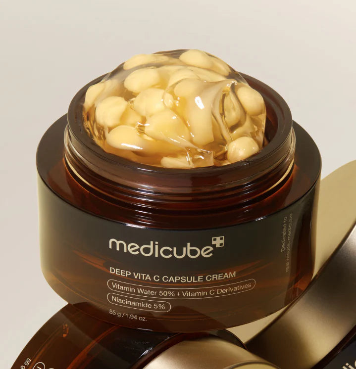 the medicube deep vita c capsules creams