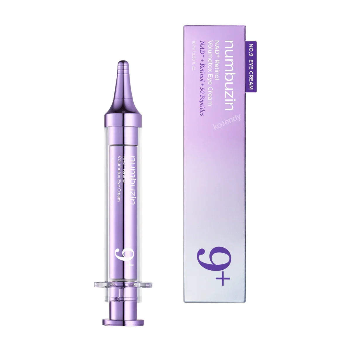 Numbizin no.9 NAD+ Retinol eye cream syringe form 10ml