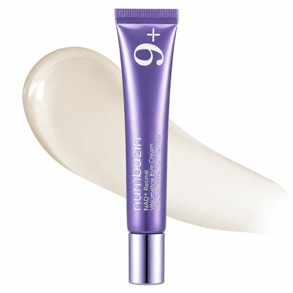 Numbizin NAD+ Retinal no.9 eye cream tube form.