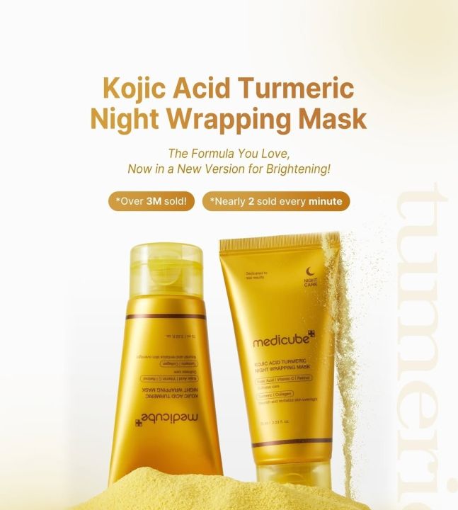 Medicube Kojic acid Trumeric Night wrapping mask 75ml
