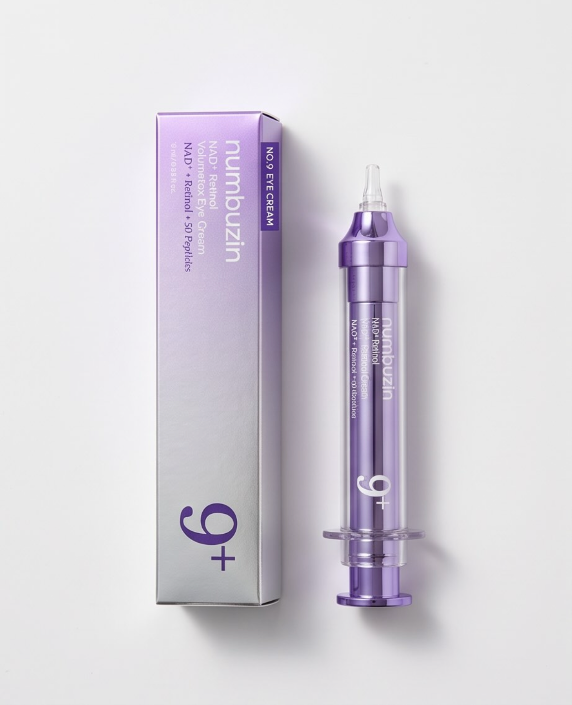 Numbizin no.9 NAD+ Retinol eye cream syringe form 10ml