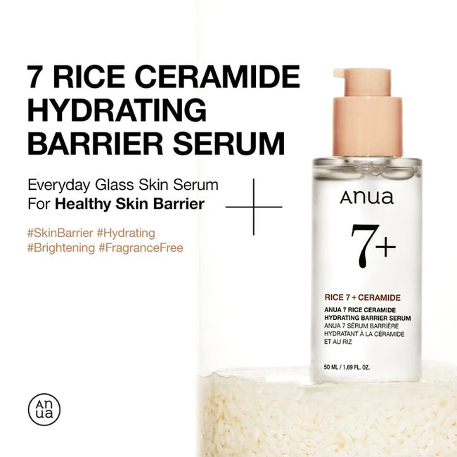 Anua Rice 7+ Ceramides Hydrating Barrier Serum 50ml Main Image