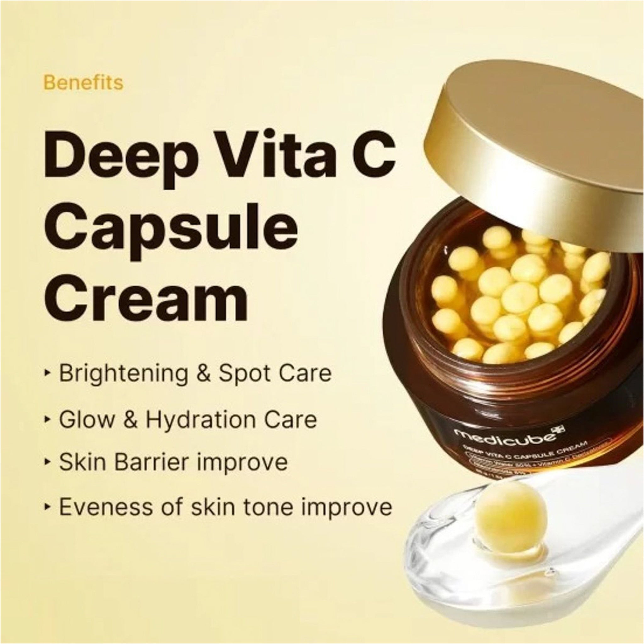 the medicube deep vita c capsules creams